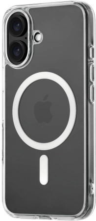 Чехол защитный uBear Real Mag Case, iPhone 16 MagSafe, прозрачный