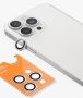 Защитное стекло камеры BlueO на iPhone 15 Pro, серый