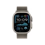 Apple Watch Ultra 2 2024 49 мм, ремешок Milanese бежевого цвета, размер M