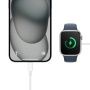 Кабель для Apple Watch EnergEA Bazic GoCharge Wireless chager with USB-C 1.0m, белый