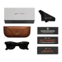 Ray-Ban Meta Wayfarer RW4008 (Глянцевая черная оправа, линзы зеленые), размер L