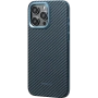 Усиленный чехол Pitaka MagEZ Pro 4 для iPhone 15 Pro, черно-синий