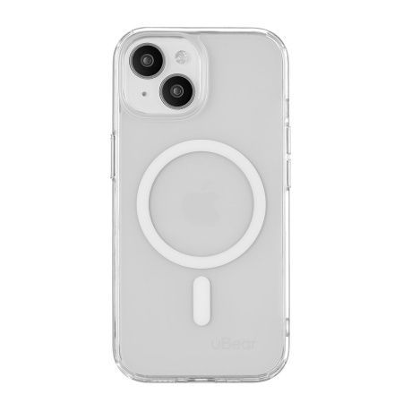 Чехол защитный uBear Real Mag Case, iPhone 15 MagSafe, прозрачный