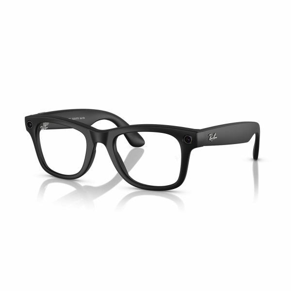 Умные очки RayBan Meta Wayfarer L, матовая черная оправа/фотохромные линзы зеленый графит (RW 4008)
