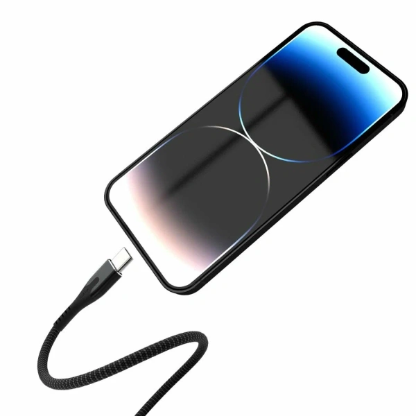 Зарядный кабель STATIK MagStack Pro USB-C\USB-C, 2м, 100Вт, черный