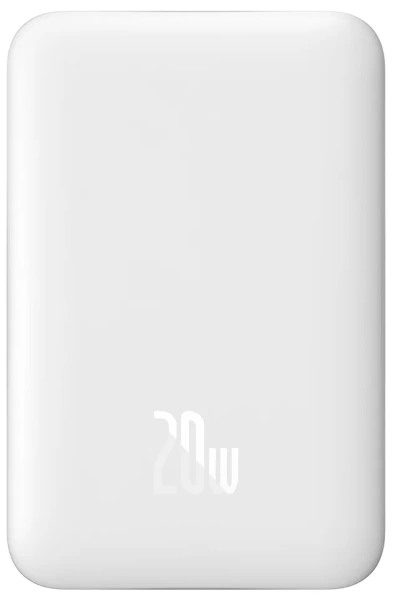 Портативный аккумулятор Baseus Magnetic Mini Wireless Fast Charge 10000 mAh, белый