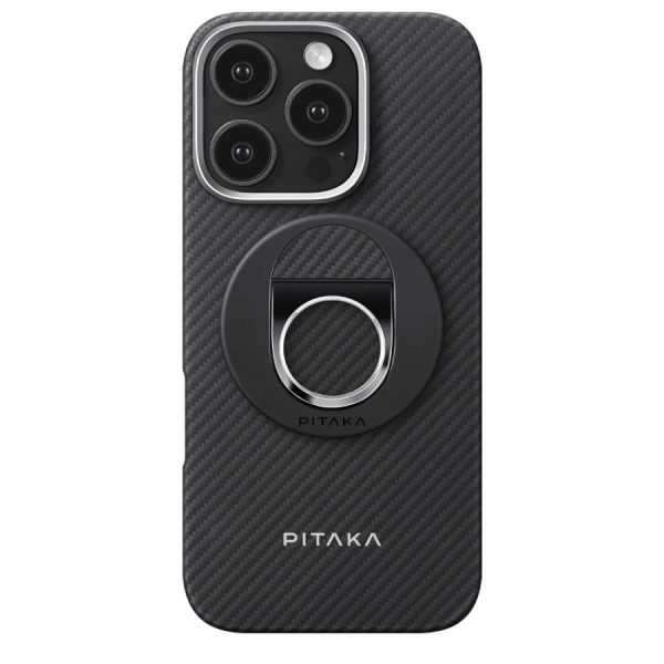 Чехол Pitaka Ultra-Slim Case Grip для iPhone 16 Pro Max, черный