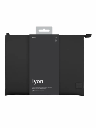 Чехол Uniq для MacBook 16" LYON RPET, черный