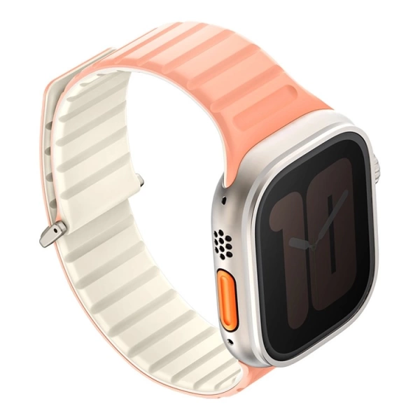 Ремешок Uniq Revix EVO для Apple Watch 49/45/44/42mm, розовый/бежевый