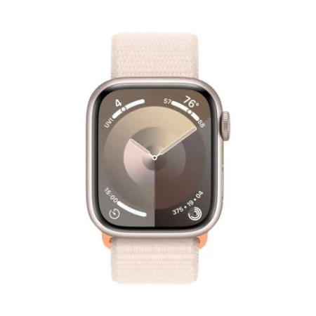 Apple Watch Series 9 Sport Loop, 45 мм, «сияющая звезда»