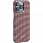 Чехол Pitaka Fusion Weaving MagEZ Case 5 для iPhone 15 Pro Мах, розовый