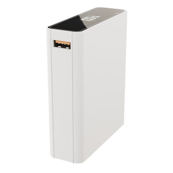 Внешний аккумулятор "vlp" B-Energy 10000mAh 30W, USB-C+USB-A, белый