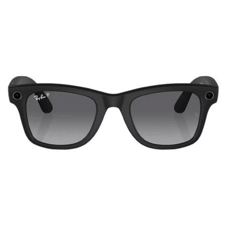 Ray-Ban Meta Wayfarer RW4008 (Матовая черная оправа, линзы графитовый градиент), размер L