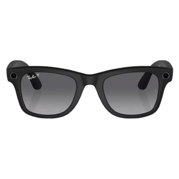 Ray-Ban Meta Wayfarer RW4006 (Матовая черная оправа, линзы графитовый градиент), размер М