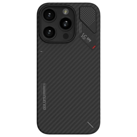 Чехол Aulumu А16 Aramid Fiber для iPhone 16 Pro Max, черный