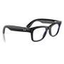 Ray-Ban Meta Wayfarer RW4006 (Глянцевая черная оправа, линзы прозрачные), размер М