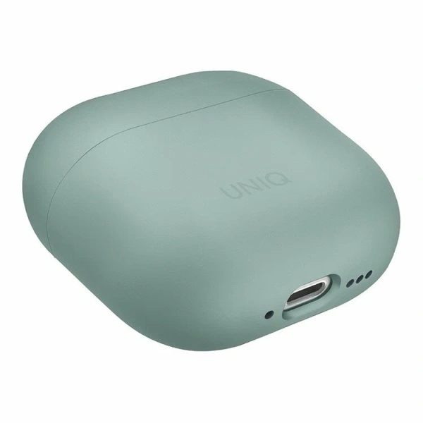Чехол Uniq для Airpods 4 LINO Liquid silicone, зеленый