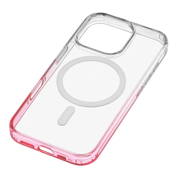 Чехол защитный uBear Fusion Mag Case iPhone 16 Pro, неоновый розовый