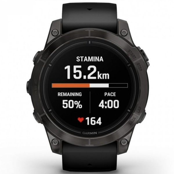 Умные часы Garmin Epix Pro Gen 2 Sapphire Edition 47 мм, титановый серый (010-02803-11)