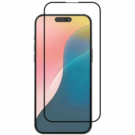 Стекло Защитное  uBear Extreme Nano Shield iPhone 16e, черная рамка