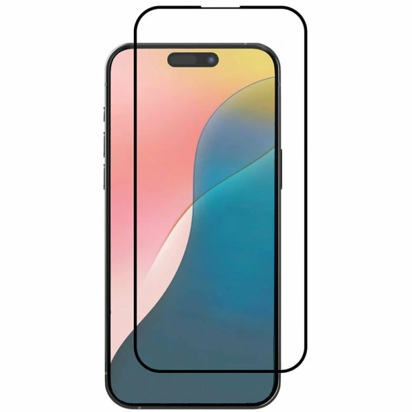 Стекло Защитное  uBear Extreme Nano Shield iPhone 16e, черная рамка