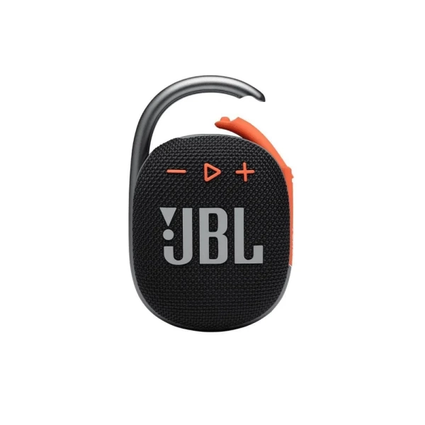 Портативная колонка JBL Clip 4, черный-оранжевый