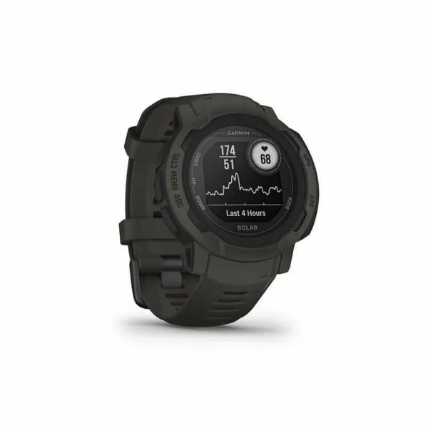 Умные часы Garmin Instinct 2 Solar 45 мм, черный (010-02627-00)