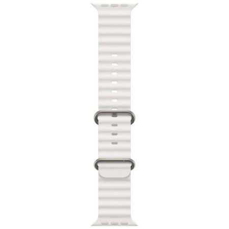 Apple Watch Ultra 2 49 мм, ремешок Ocean белого цвета