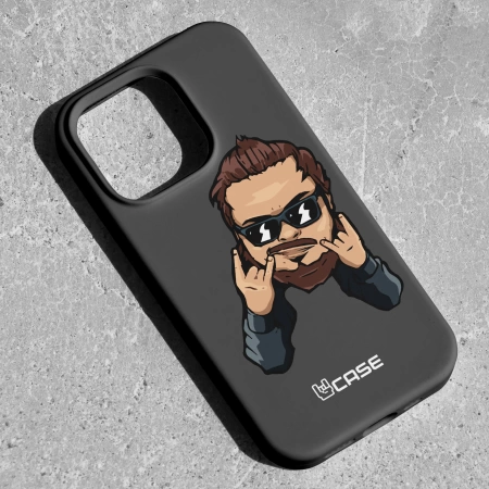 Силиконовый чехол UCASE x BULKIN для iPhone 13 mini, черный