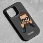Силиконовый чехол UCASE x BULKIN для iPhone 13 mini, черный