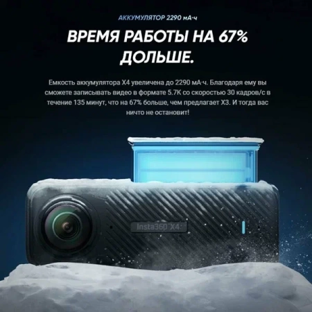 Экшн-камера Insta 360 X4