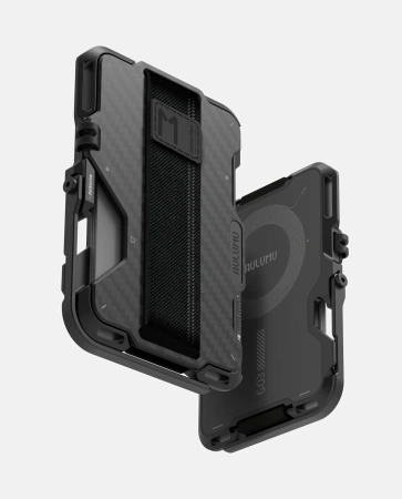 Многофункциональный картхолдер Aulumu G03 MagSafe, с отделкой из углеродного волокна                   