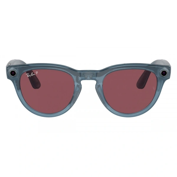 Ray-Ban Meta Headliner RW4009 (Глянцевая джинсовая оправа, линзы красные), размер М