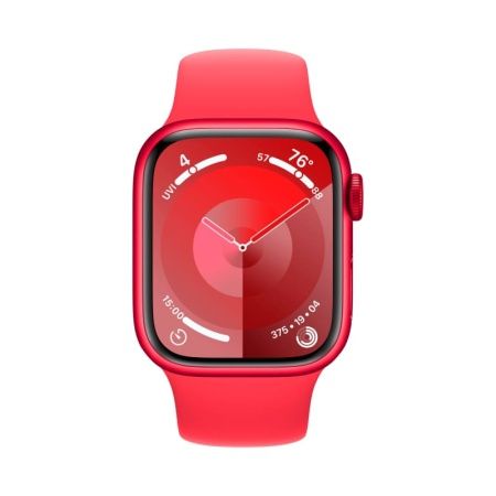 Apple Watch Series 9 45 мм, красный, размер S/M