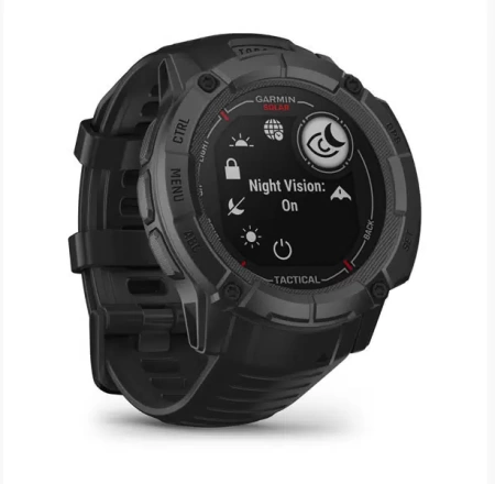 Умные часы Garmin Instinct 2X Solar Tactical Edition 50 мм, черный (010-02805-03)