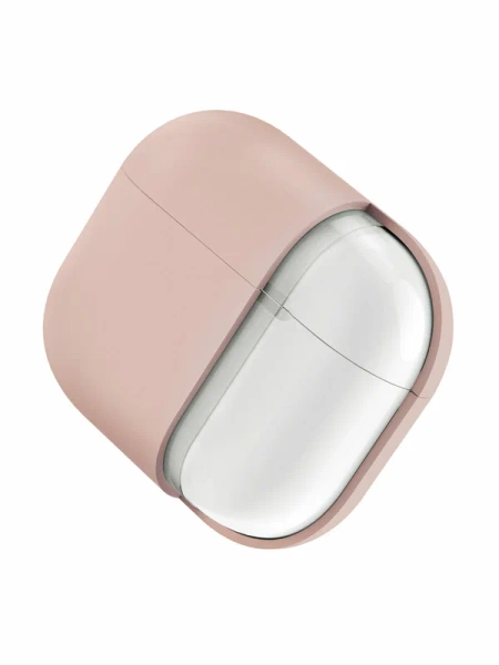 Чехол Uniq для Airpods 4 LINO Liquid silicone, розовый