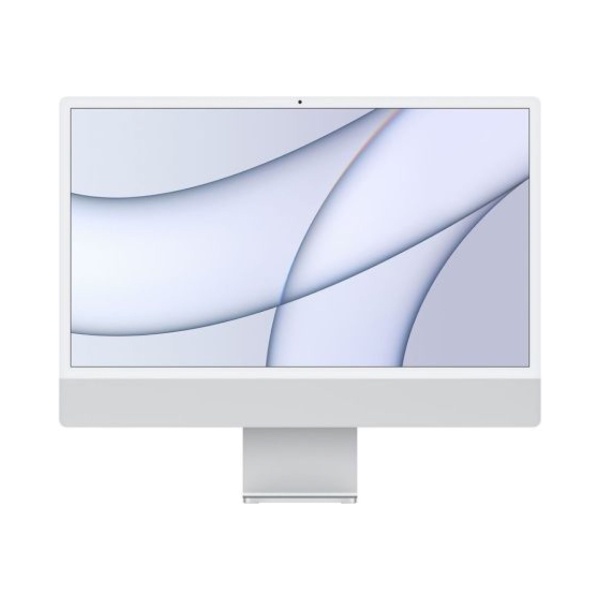 Моноблок Apple iMac 24" Retina 4,5K, M1 (8-core GPU), 8 ГБ, 256 ГБ (MGPC3), серебристый