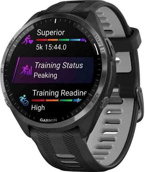 Умные часы Garmin Forerunner 965 47 мм, черный (010-02809-10)