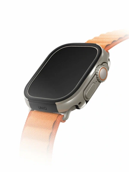 Чехол Uniq Valencia aluminium для Apple Watch Ultra 49 мм, серый