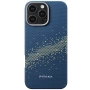 Чехол Pitaka Fusion Weaving MagEZ Case 4 для iPhone 16 Pro, синий/зеленый