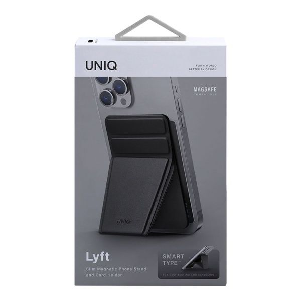 Бумажник Uniq LYFT Magnetic, черный