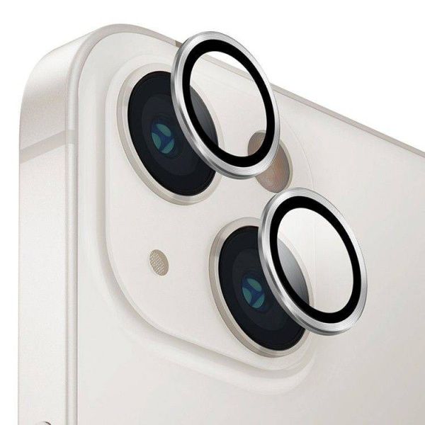 Защитное стекло камеры LITO iPhone 15, серебристый