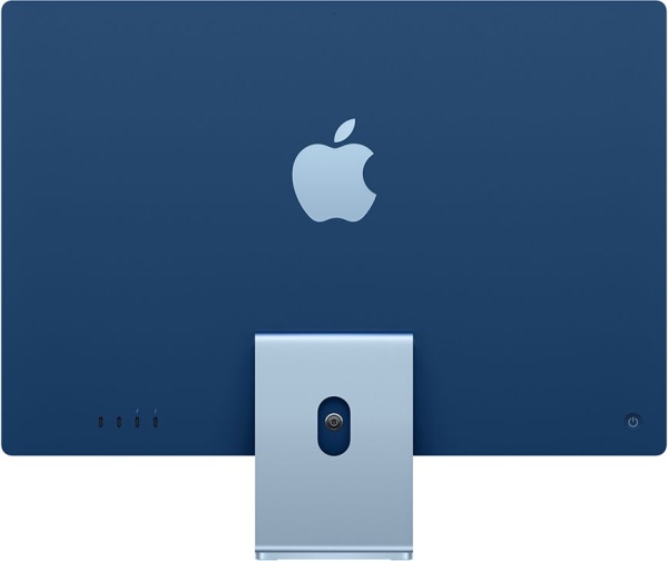 Моноблок Apple iMac 24" Retina 4,5K, M1 (8-core GPU), 8 ГБ, 256 ГБ (MGPK3), синий