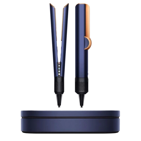 Выпрямитель Dyson Airstrait HT01 синий/медный, (Prussian Blue/Rich Copper) EU + кейс для выпрямителя Dyson синего цвета