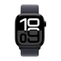 Apple Watch Series 10 Sport Loop, 42 мм, черный глянец