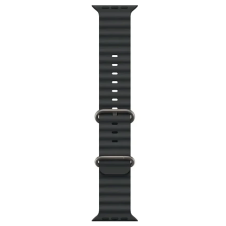 Apple Watch Ultra 2 2024 49 мм, корпус из натурального титана, ремешок Ocean черного цвета
