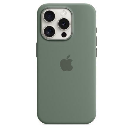 Чехол силиконовый MagSafe iPhone 15 Pro Max, зеленый