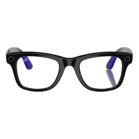 Ray-Ban Meta Wayfarer RW4006 (Глянцевая черная оправа, линзы прозрачные), размер М