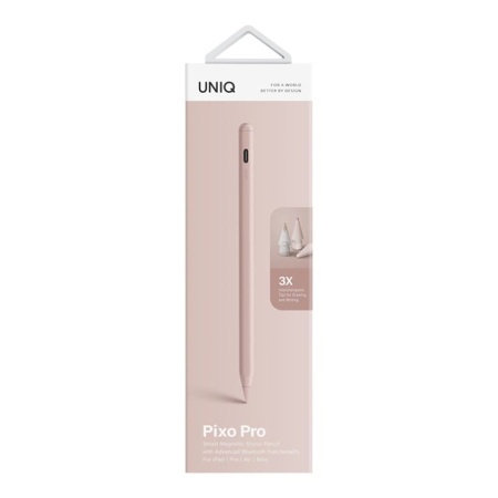 Стилус Uniq PIXO PRO Magnetic Stylus for iPad (with wireless charging), розовый