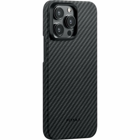 Чехол Pitaka MagEZ Case 4 для iPhone 15 Pro, черно-серый